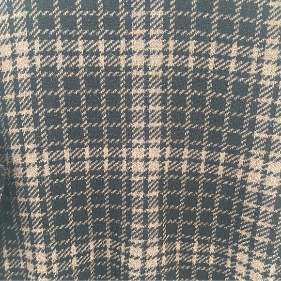 Vincent d’Amerique Men’s Sweater V-neck Checked Plaid Brown Black Size XXL - Picture 4 of 5